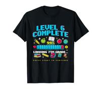 Fun Level 6th Grade Loading 7th Complete Back to School Kids T-Shirt