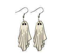 Fun Lightweight Drop and Dangle Ghost Earrings for Women.