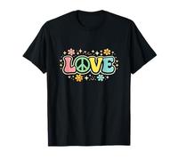 Fun Love Floral Hippie Spreading Kindness Loving World T-Shirt
