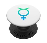 Fun Mercury Symbol - Planet Astrology Astrological Zodiac PopSockets Adhesive PopGrip