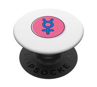 Fun Mercury Symbol - Planet Astrology Astrological Zodiac PopSockets Adhesive PopGrip