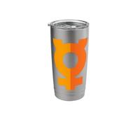 Fun Mercury Symbol - Planet Astrology Astrological Zodiac Stainless Steel Insulated Tumbler