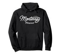 fun Monterrey Mexico Cerro de la Silla Vintage Script Pullover Hoodie