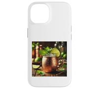 Fun Moscow Mule Cocktail Copper Mug Costume Case for iPhone 14