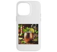 Fun Moscow Mule Cocktail Copper Mug Costume Case for iPhone 14 Pro Max