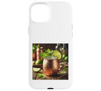 Fun Moscow Mule Cocktail Copper Mug Costume Case for iPhone 15 Plus