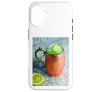 Fun Moscow Mule Cocktail Copper Mug Costume Case for iPhone 16