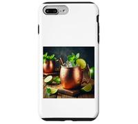 Fun Moscow Mule Cocktail Copper Mug Costume Case for iPhone 7 Plus/8 Plus