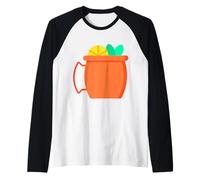 Fun Moscow Mule Cocktail Copper Mug Costume Raglan Baseball Tee