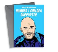 Fun Mother's Day Card - Enzo Maresca - Number 1 Chelsea Supporter