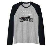 Fun Motorcycles Are My Love Language Design for Men, Women Raglan Baseball Tee