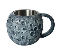 Fun Mugs - Coffee Mug 13x10x8cm/5.12x3.94x3.15 Inches, Novelty Drinkware Aesthetic Room Decor for Tea Milk Juice Wine Beer Kitchen Work Cafe Farmhouse Men | Astronaut Cup Space Embossed Planet Mugs
