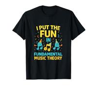 Fun Music Theory Humor Graphic Party Notes Design T-Shirt