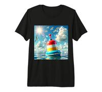 Fun Nautical Buoy for Boaters - Boat Captains Premium T-Shirt
