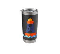 Fun Nautical Buoy for Boaters - Boat Captains Stainless Steel Insulated Tumbler