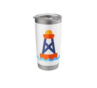 Fun Nautical Buoy for Boaters - Boat Captains Stainless Steel Insulated Tumbler