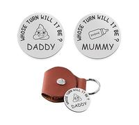 Fun New Parents Decision Coin Gifts for Mom Dad New Parents Pregnancy Gift for Couples Baby Shower First Time Mommy Daddy to Be Christmas Birthday Present