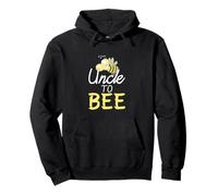 Fun New Uncle Bees Pun Pregnancy Announcement Uncle to Bee Pullover Hoodie