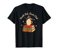 Fun North Pole Book Club, Cute Cozy Christmas Bookworm Value Graphic T-Shirt