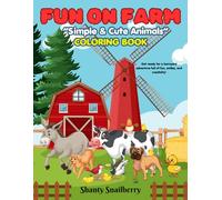 Fun on Farm: Simple & Cute Animals Coloring Book