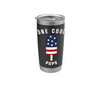 Fun One Cool Pops Patriotic Summer Father's Day Graphic Stainless Steel Insulated Tumbler