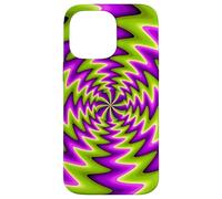 Fun Optical Illusion Spiral Trippy Abstract Pattern Style Case for iPhone 14 Pro Max