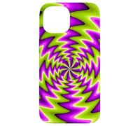 Fun Optical Illusion Spiral Trippy Abstract Pattern Style Case for iPhone 15