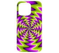 Fun Optical Illusion Spiral Trippy Abstract Pattern Style Case for iPhone 15 Pro Max