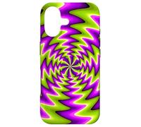 Fun Optical Illusion Spiral Trippy Abstract Pattern Style Case for iPhone 17