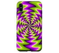 Fun Optical Illusion Spiral Trippy Abstract Pattern Style Case for iPhone XS Max