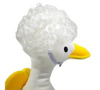 Fun Pet Wigs Geese Hat Afros Hairstyle Hairpiece Duck Headgear For Photoshootings And Festival Celebration Party Fiber Headpiece