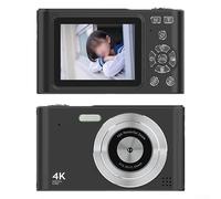 Fun Photography Made Easy Kids Digital Camera with Rechargeable Battery and Zoom (black)