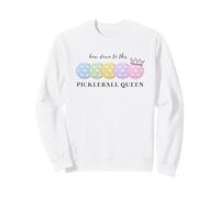 Fun Pickleball Shirt Women Bow Down To This Pickleball Queen Sweatshirt