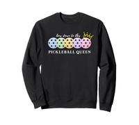 Fun Pickleball Shirt Women Bow Down To This Pickleball Queen Sweatshirt