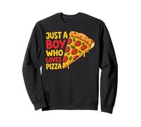 Fun Pizza Food Lovers Just A Boy Who Loves Pizza Sweatshirt