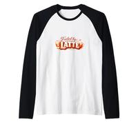 Fun Playful Cute Design Gen Z Trendy Fueled by Latte Raglan Baseball Tee