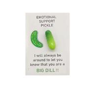 Fun Pocket Hug Card, This Pickle Is Here To Help You dill With All That Throws Your Encouragement Life Warm Way Hug party nuggets inspirational odd bulk support gift pickles mini inspirati