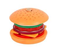 Fun Pretend Play Food Toy Sandwich Burger Stacking Toy Building Block Set for Toddler Imaginative and Interactive Game Wooden Hamburger Stacking Toy