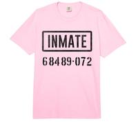 Fun Prison or Jail Inmate Prisoner Number Halloween Costume Comfort Colors Adult Heavyweight T-Shirt