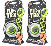 Fun Promos Flip 'n Trix | Digital Coin Flipping Challenge Toy | Play & Compete with Your Friends | Novelty Fidget Toy | Ages 4+ (Pack of 2)