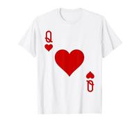 Fun Queen of Hearts - Cute playing card costume idea T-Shirt