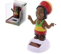 Fun Rasta Solar Powered Solar Pal - Height 11.5cm Width 8cm Depth 6cm