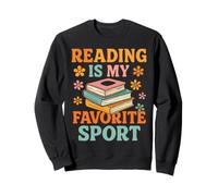 Fun Reading is My Favorite Sport Book Lover Sweatshirt