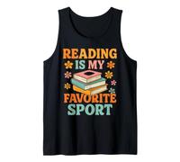 Fun Reading is My Favorite Sport Book Lover Tank Top
