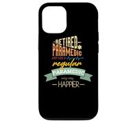 Fun Retired Paramedic Happier Normal Paramedic Case for iPhone 12/12 Pro