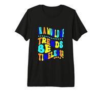 Fun Retro Vintage 60s 70s in a World of Trends be Timeless Premium T-Shirt