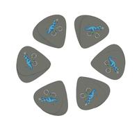 Fun Riding Dinosaur 12 Pack Guitar Picks Plectrums with Organizer Storage Box, Guitar Picks for Bass Electric Acoustic Guitars Ukulele