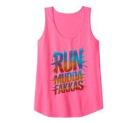 Fun Run MUDDA FAKKAS Mudder Girls Mudding Sistas Muddy Squad Tank Top