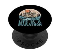 Fun Running Life is a Marathon PopSockets Adhesive PopGrip
