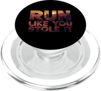 Fun Running Run like you stole it PopSockets PopGrip for MagSafe